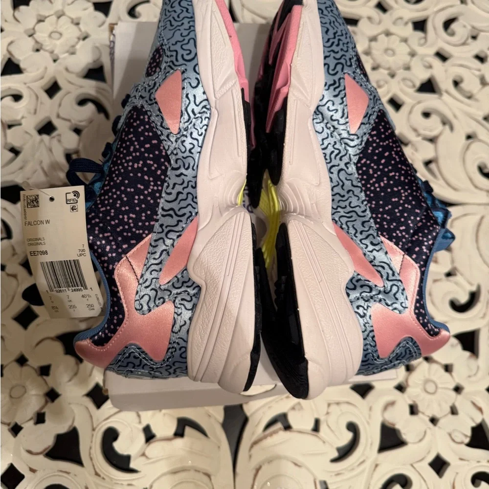 Adidas Falcon Women's Sneakers - Blue and Pink size 8.5 NIB